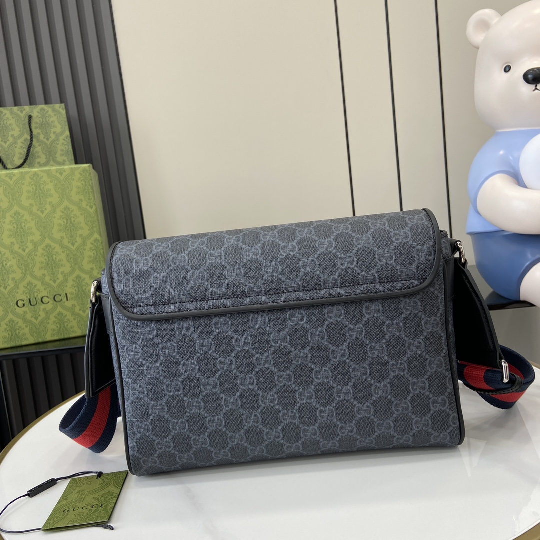 Gucci Supreme Canvas Crossbody Bag - Black - Model 792124 4 i1719751685 4648 2