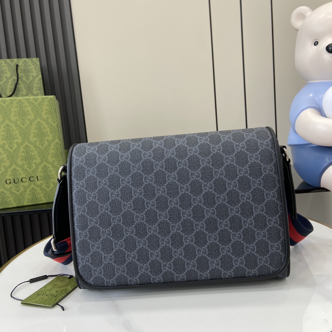 Gucci Supreme Canvas Crossbody Bag - Black - Model 792124 2 i1719751685 7801 0
