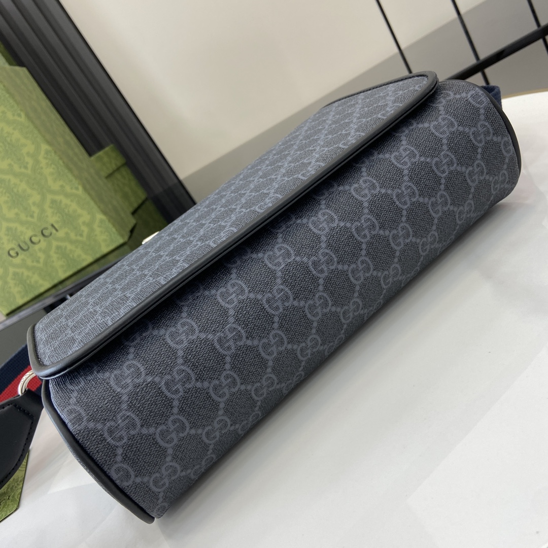 Gucci Supreme Canvas Crossbody Bag - Black - Model 792124 5 i1719751685 9230 3