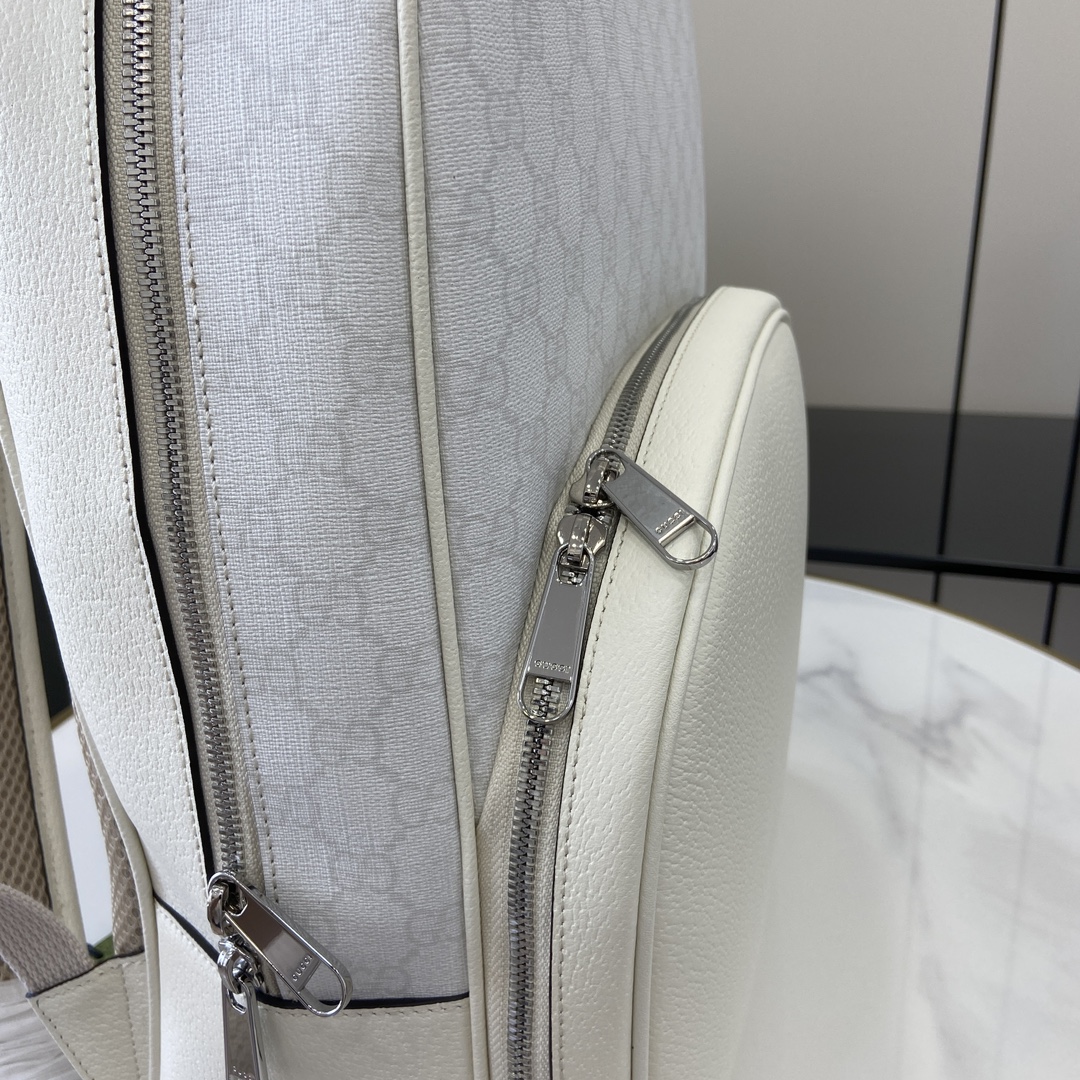 Gucci Backpack, White PVC Medium Backpack, Stylish and Functional 40cm 7 i1719754139 4849 6