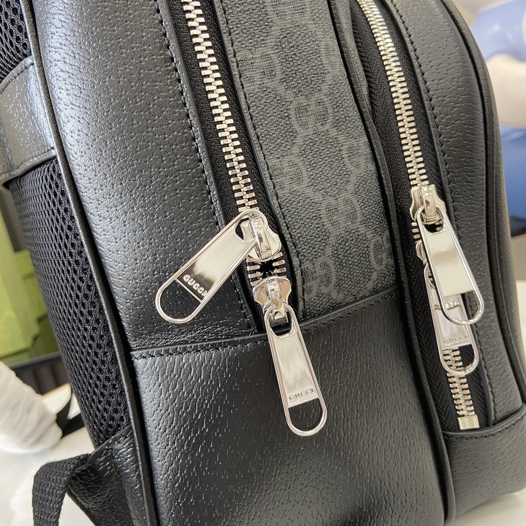 Gucci Medium Backpack in Black GG Supreme Canvas - Style 795462 7 i1719754380 7200 5