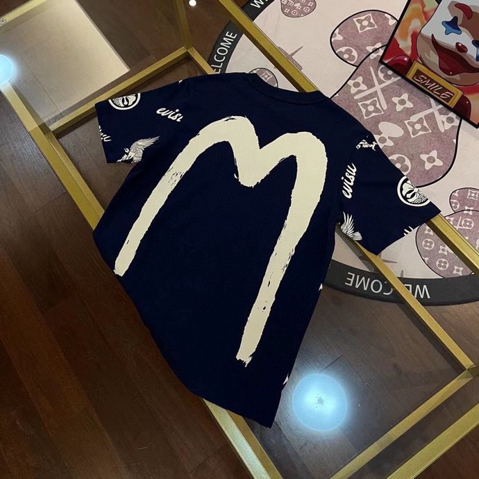 Nuevo, EV Fukujin 2025 primavera/verano camiseta de manga corta para hombre con estampado de águila y corazón lleno. La…