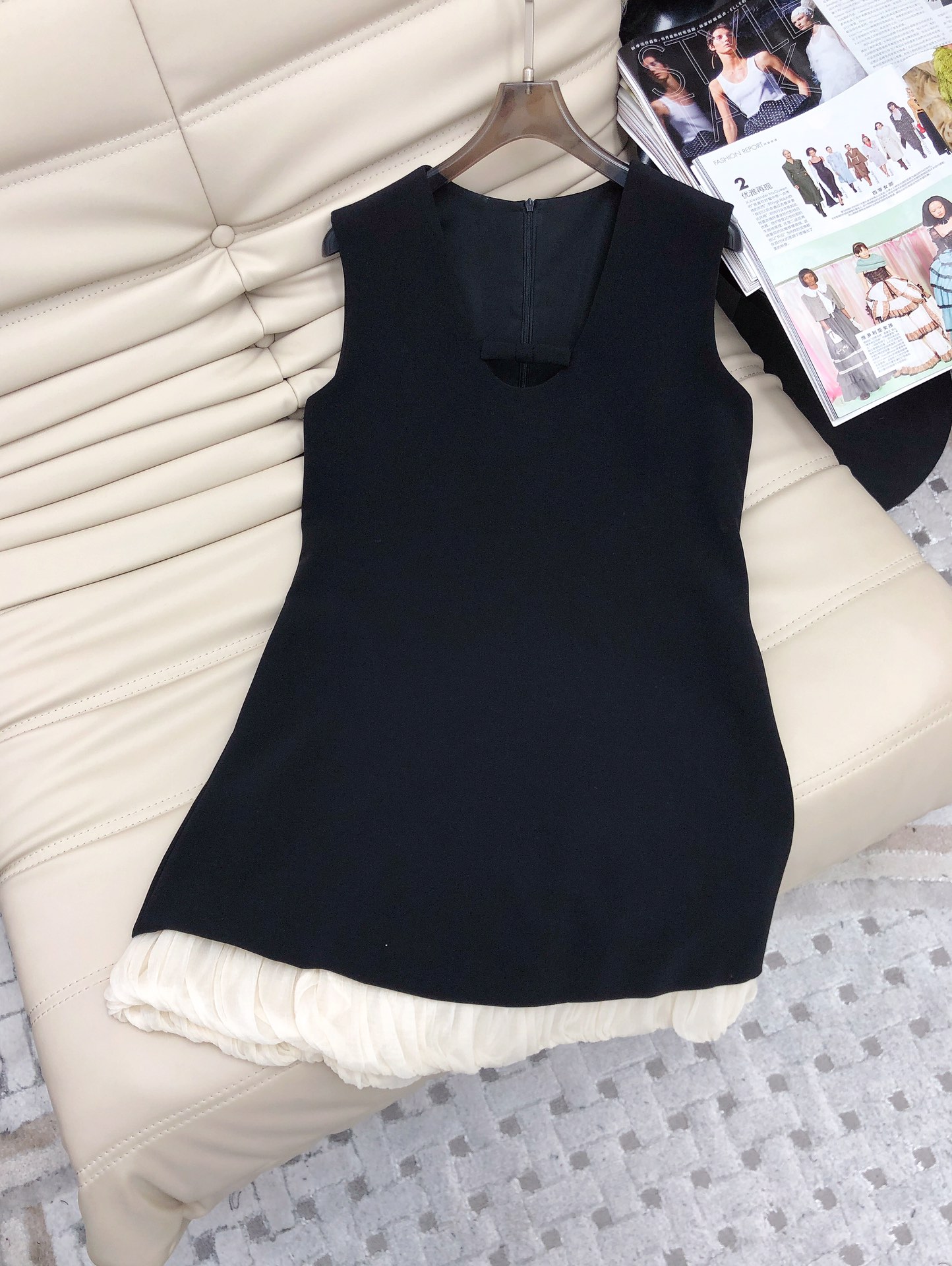 Elegant Bowknot V-Neck Midi Dress - French Romantic Summer Style 2 i1719810186 7771 0