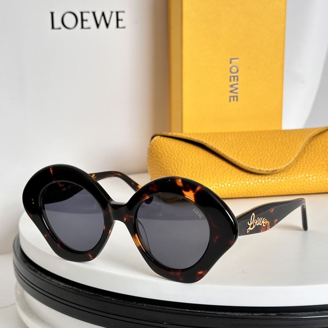 [Loewe Eyewear]LOEWE Model:LW40125U sunglasses SIZE:49-port 22145 round-frame