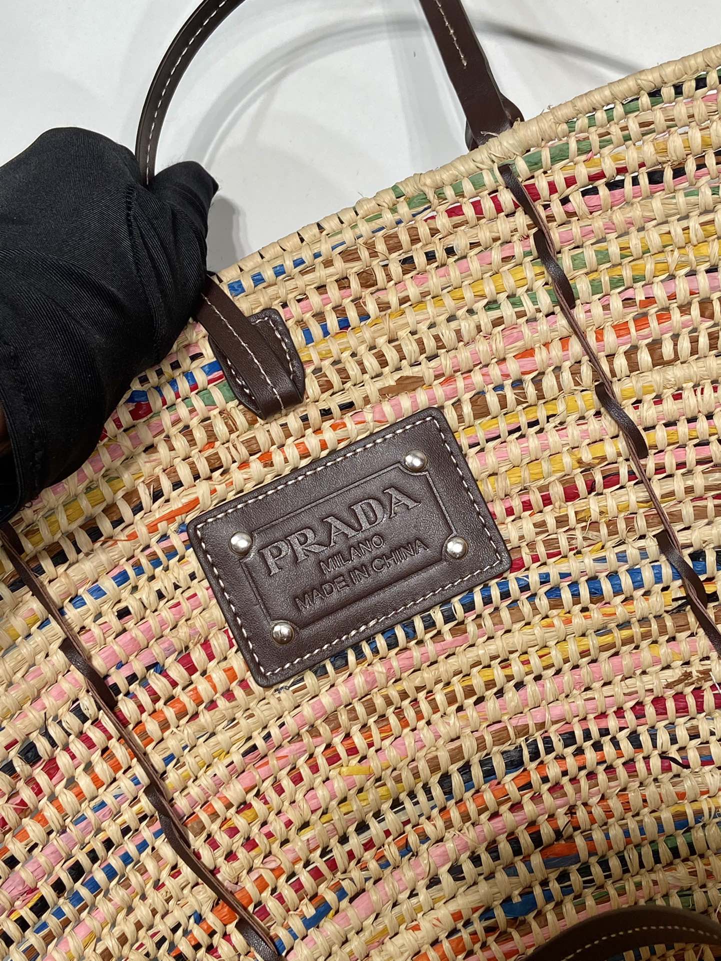 תיק נשים קלוע בית יד מקש מעורר של Prada - מודל 1BG312 10 i1719902668 8081 8