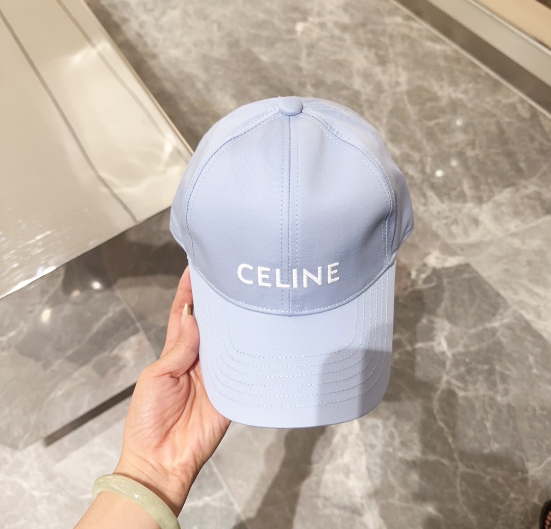 At Cheap Price
 Celine Hats Baseball Cap Embroidery Unisex Fashion
