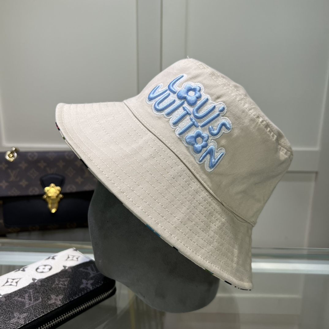 【LV Louis Vuitton】Nuevo sombrero de pescador unisex, muy fácil de combinar, un modelo para comprar sin dudar