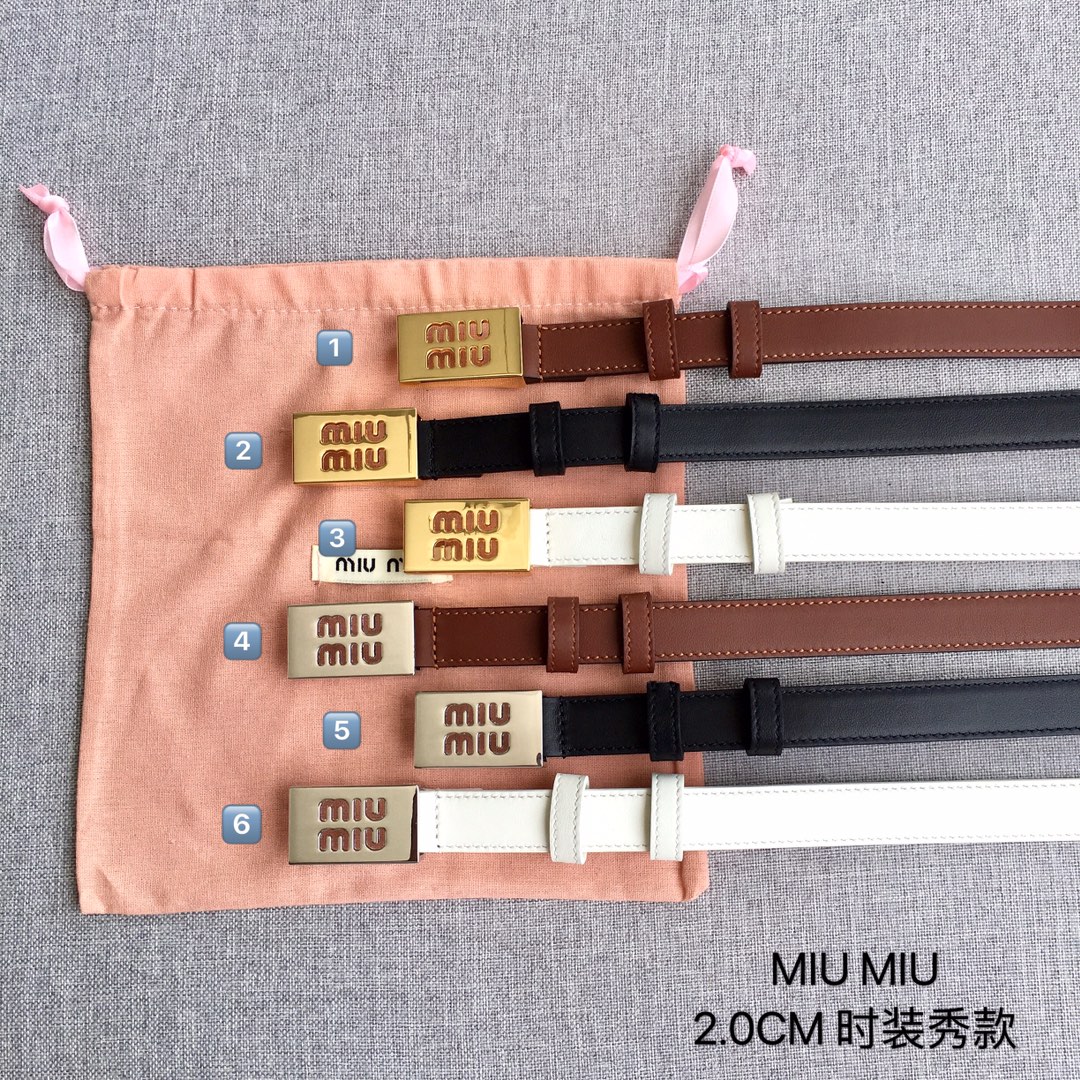 MIUMIU原单专柜在售爆款感谢客户反馈实拍图顶级货2.0CM自己看细节都有货码数齐