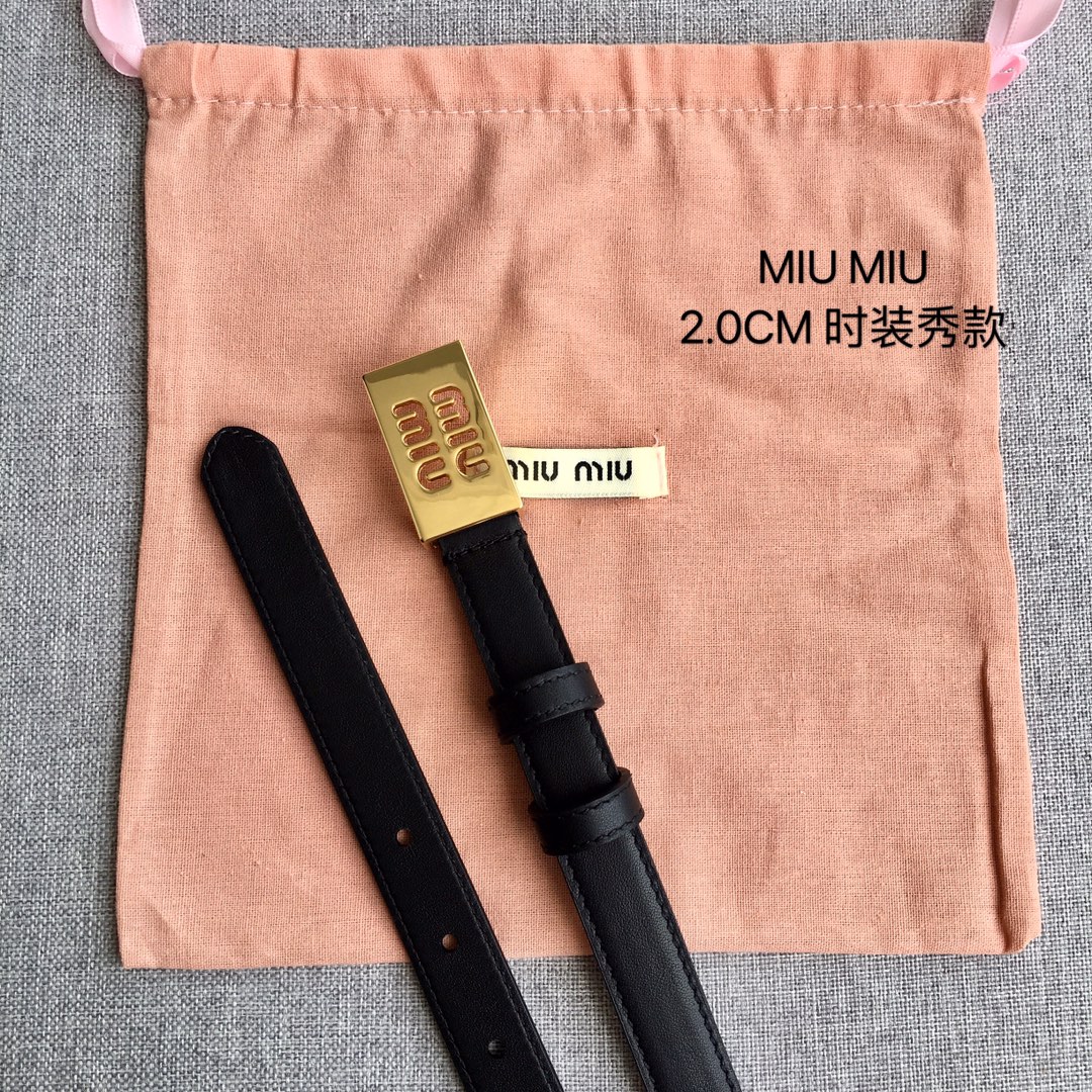 MIUMIU原单专柜在售爆款感谢客户反馈实拍图顶级货2.0CM自己看细节都有货码数齐