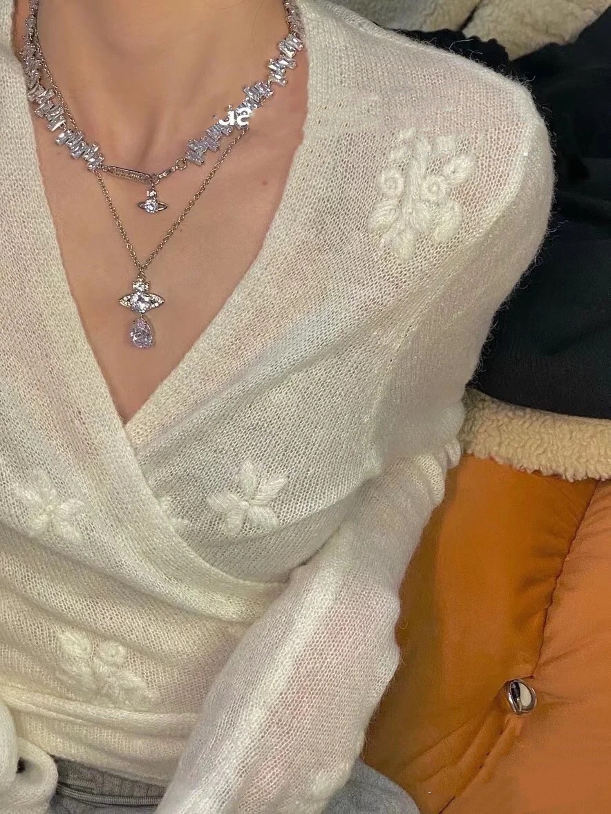 上身图参考～
人鱼泪项链