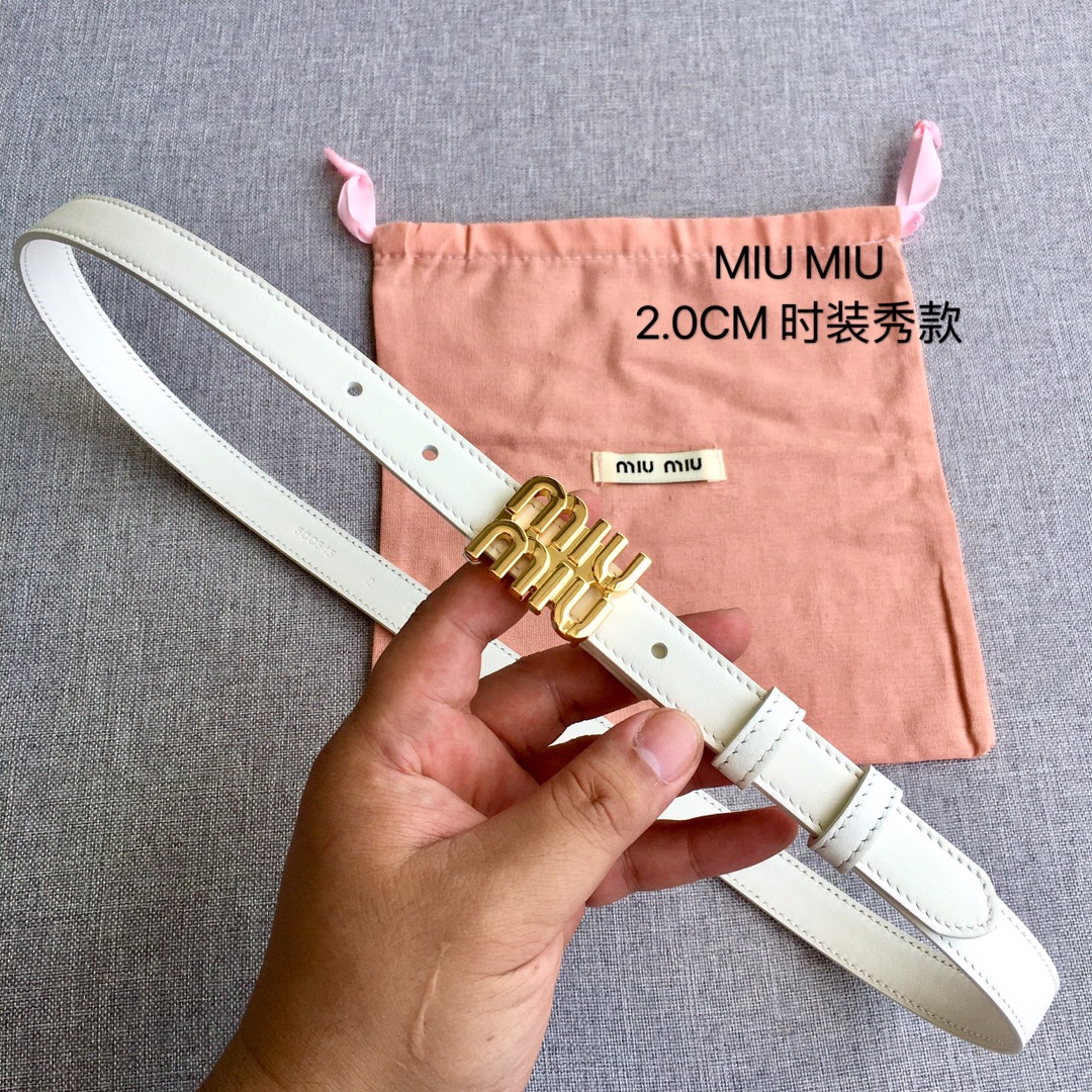 MIUMIU原单专柜在售爆款感谢客户反馈实拍图顶级货2.0CM自己看细节都有货码数齐