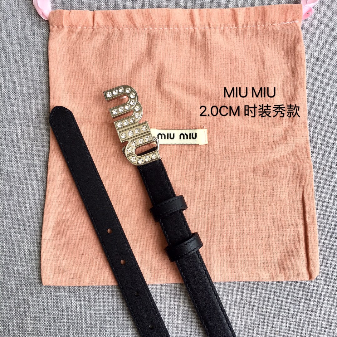 MIUMIU原单专柜在售爆款感谢客户反馈实拍图顶级货2.0CM自己看细节都有货码数齐