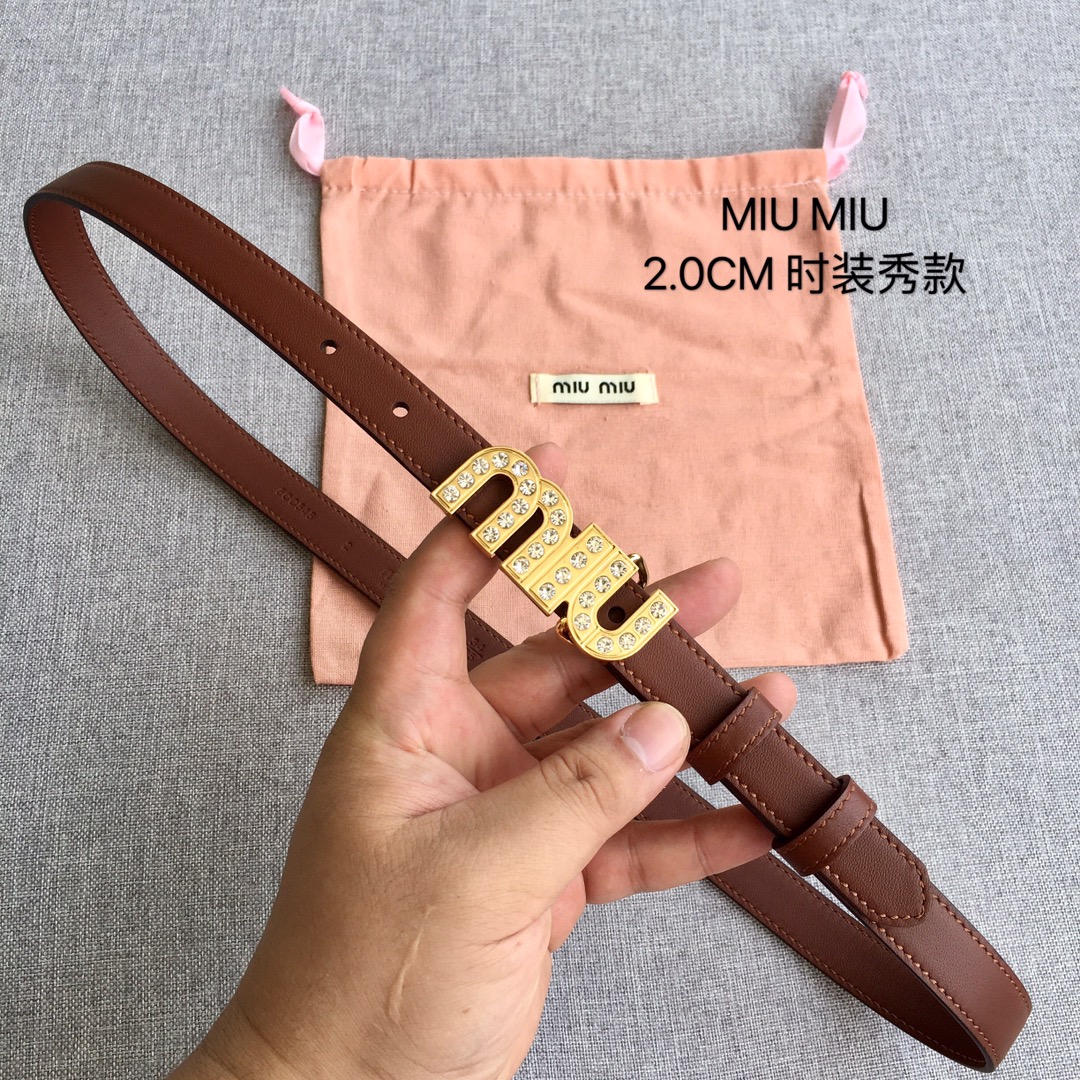 MIUMIU原单专柜在售爆款感谢客户反馈实拍图顶级货2.0CM自己看细节都有货码数齐