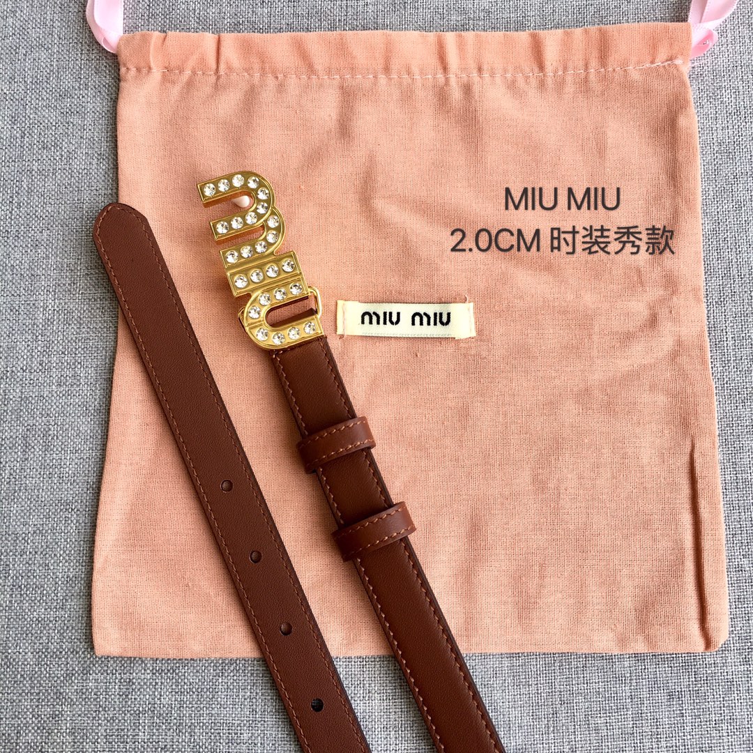 MIUMIU原单专柜在售爆款感谢客户反馈实拍图顶级货2.0CM自己看细节都有货码数齐