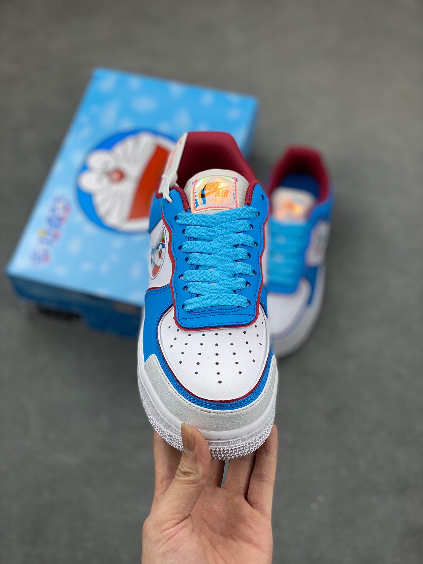 Doraemon x Nike Air Force 1 Low Limited Edition Sneakers - Blue/White 3 i1720209562 5248 1