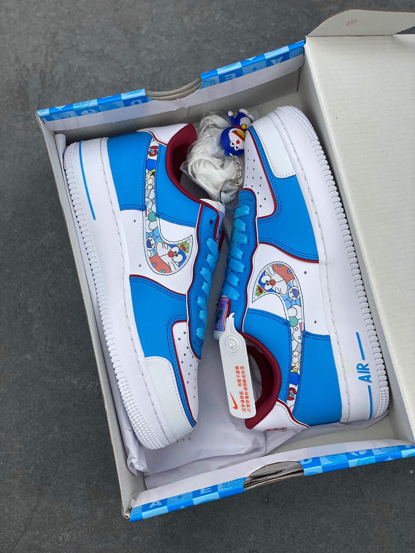 Doraemon x Nike Air Force 1 Low Limited Edition Sneakers - Blue/White 10 i1720209562 8278 8