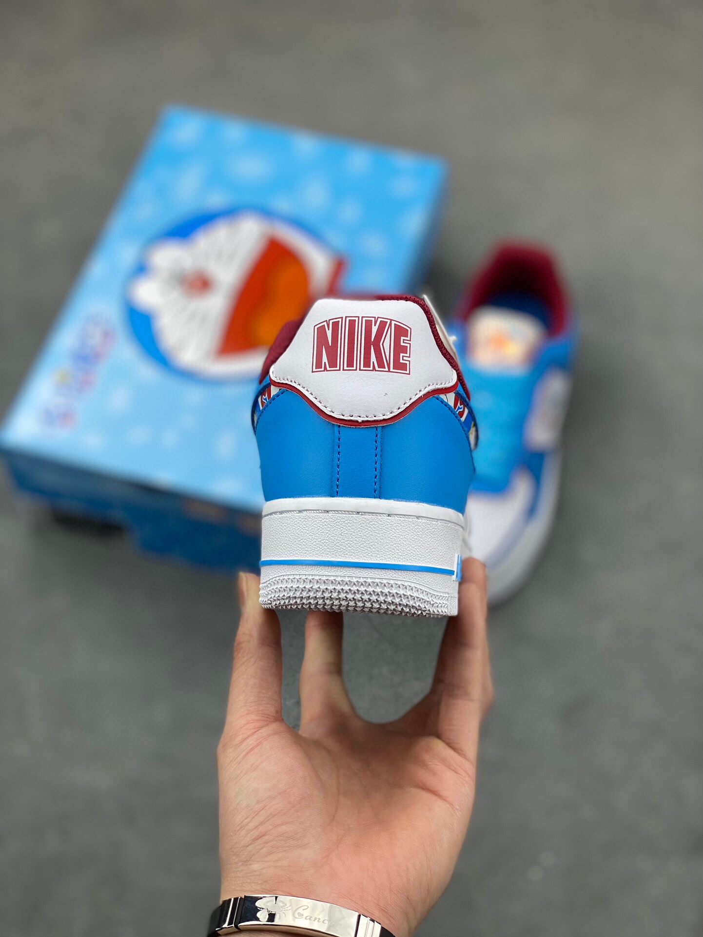 Doraemon x Nike Air Force 1 Low Limited Edition Sneakers - Blue/White 5 i1720209562 9265 3