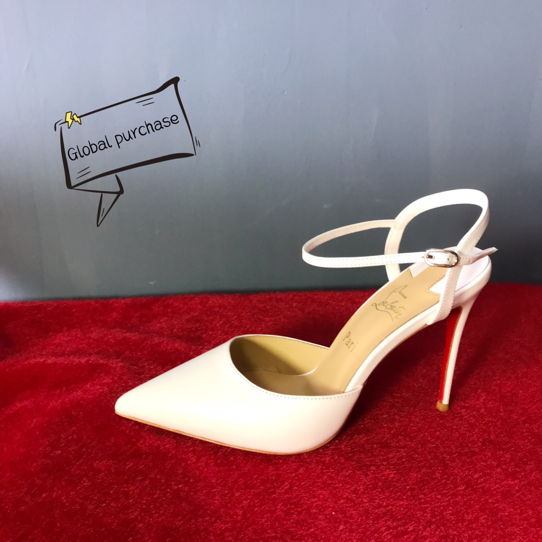 NO:100155,High-end customized classic series!  H10Cm, size 34-42. Customized models do not return or exchange 9024-049 white cowhide, official website synchronized Standard European code Reference:9024-049 Color:white Material:patent/rivet Lining:goat leather Heel height:10Cm Sole:leather sole Size:EUR 34-42 (US 4-11):,,christian louboutin,cowhide19860909高端订制精典款系列！ H10Cm,尺码34-42码.订制款不退不换9024-049白牛皮,官网同步 标准欧码 Reference:9024-049 Color:white Material:patent/rivet Lining:goat leather Heel heigh:10Cm Sole:leather sole Size:EUR 34－42（US 4一11) :,,christian louboutin,cowhide,Women's Shoes