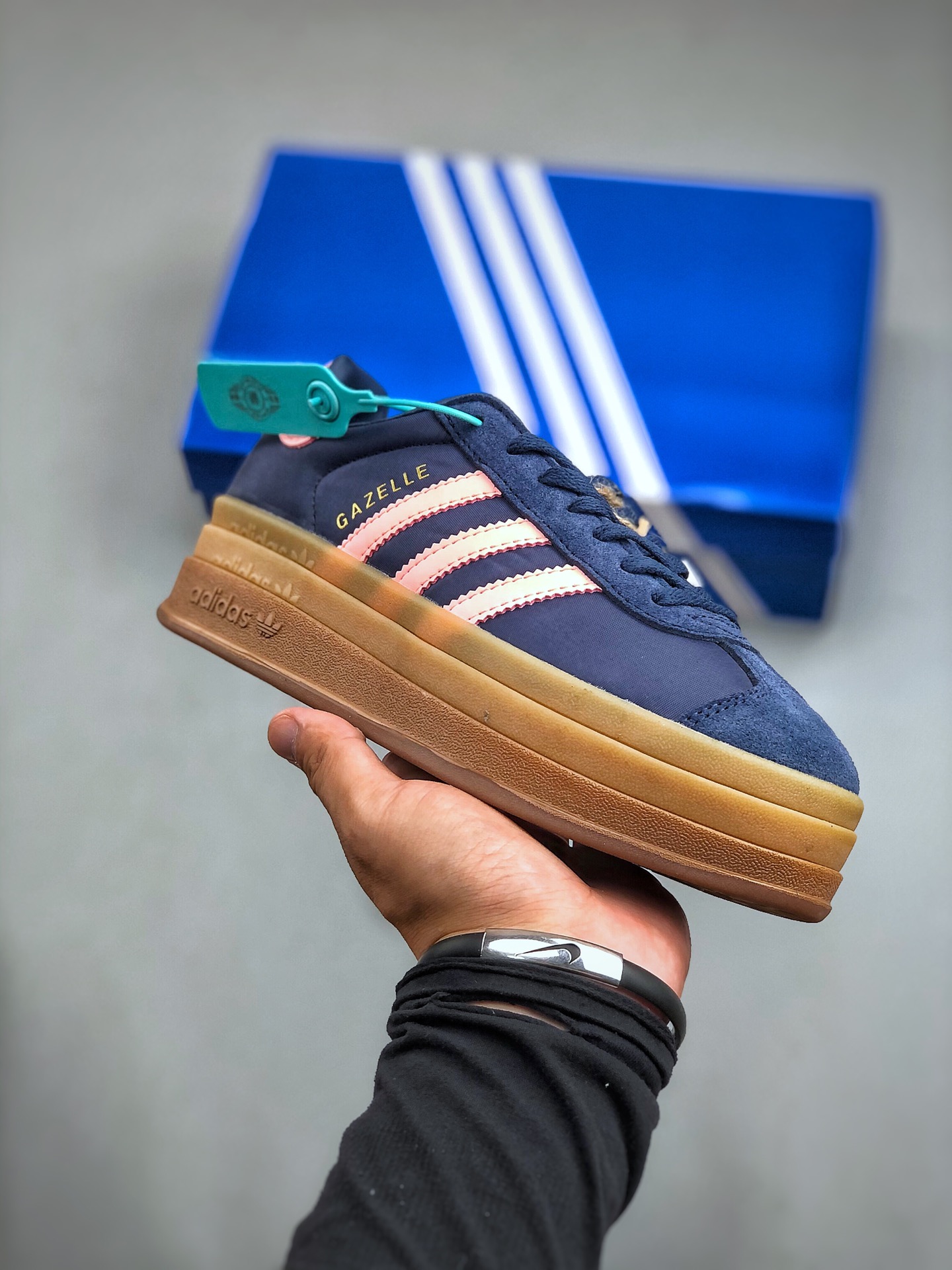 adidas Haute Couture Classic Luxury Leather Loafer Shoe Ref