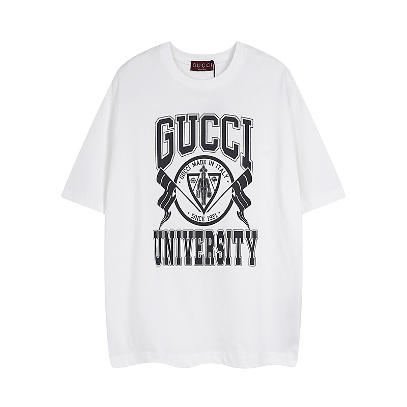 Disponible todo el año, no se retira del mercado. Casa G | Nuevo modelo 24ss, camiseta con estampado de escudo universi…