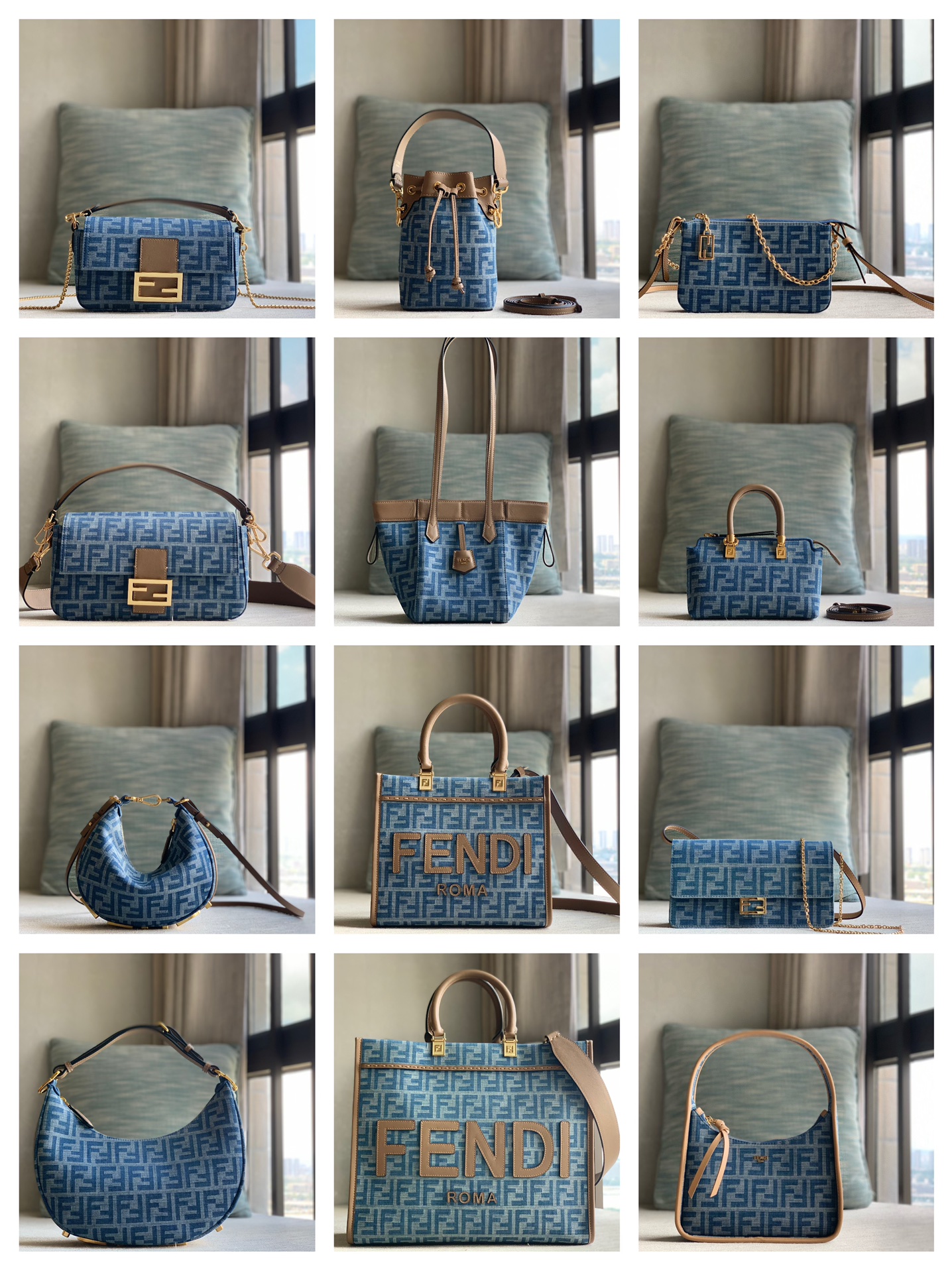 fendi denim collection