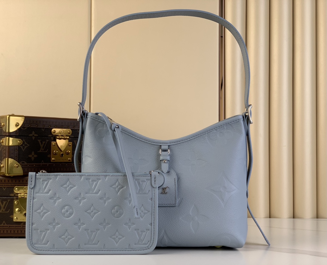 Louis Vuitton Borse Borsette Blu Empreinte​ Pelle bovina M46288