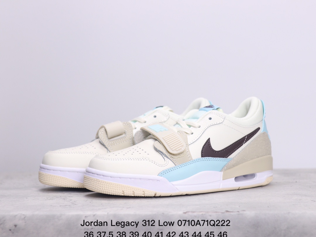 集合图  Jordan Legacy 312 Low“Oxidized Green”时尚百搭减震防滑耐磨透气低帮复古篮球鞋XM0710Q2221