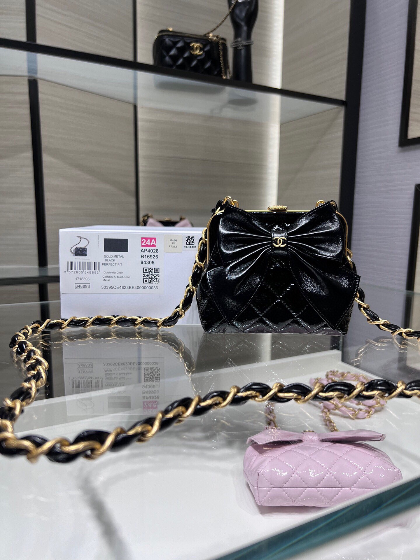 Ohanel 24A último modelo bolso de lazo con clip bolso de noche AY