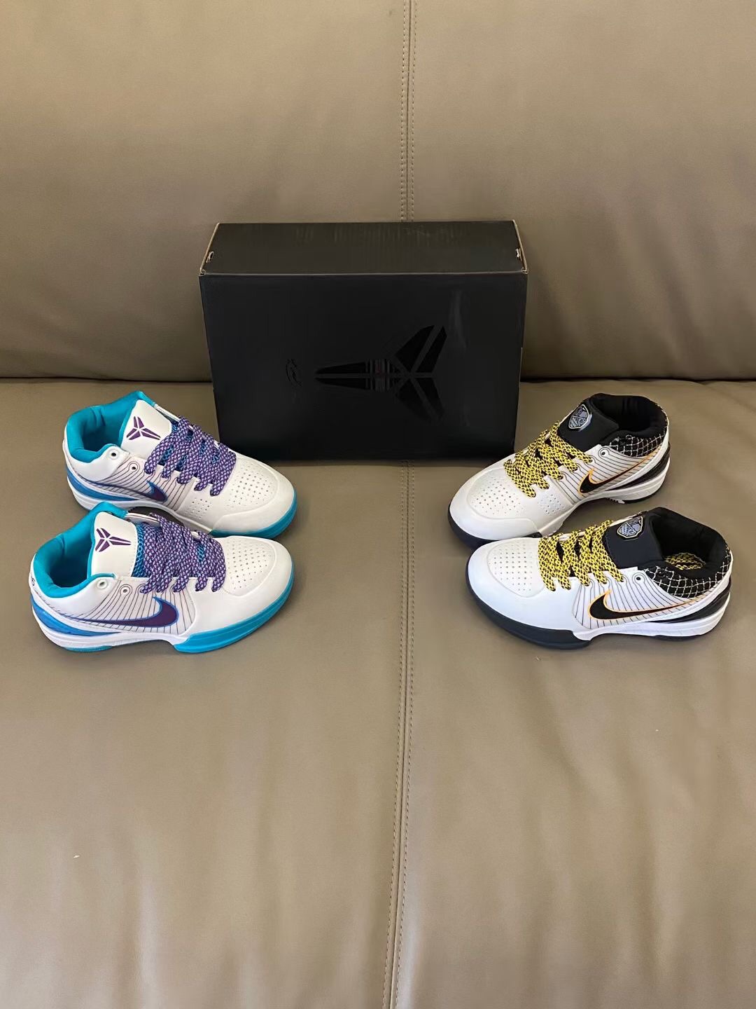 图片[6]-原图直出🌟 NK 科比4代儿童运动篮球鞋👟配色经典，脚感充实，包裹性强👍🏻弹跳效果好😜质感太棒了👏🏻是宝贝的最佳选择✅尺码30 31 32 33 34 35 36 37 38 39 40 41-选品中心