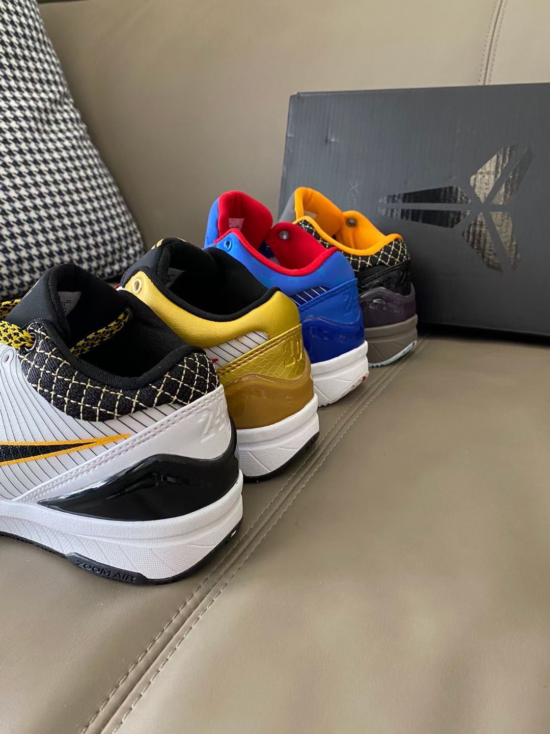 图片[4]-原图直出🌟 NK 科比4代儿童运动篮球鞋👟配色经典，脚感充实，包裹性强👍🏻弹跳效果好😜质感太棒了👏🏻是宝贝的最佳选择✅尺码30 31 32 33 34 35 36 37 38 39 40 41-选品中心