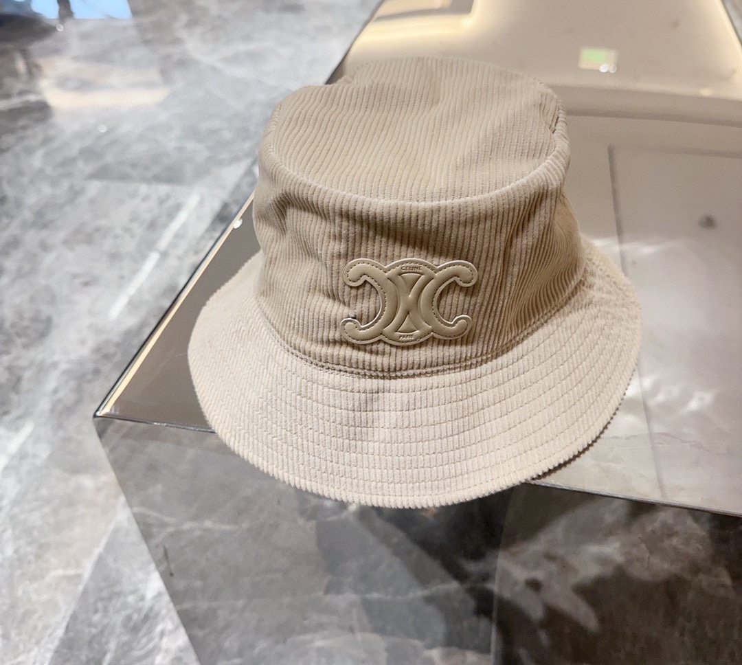 Best Fake
 Celine Hats Bucket Hat Embroidery Fall Collection