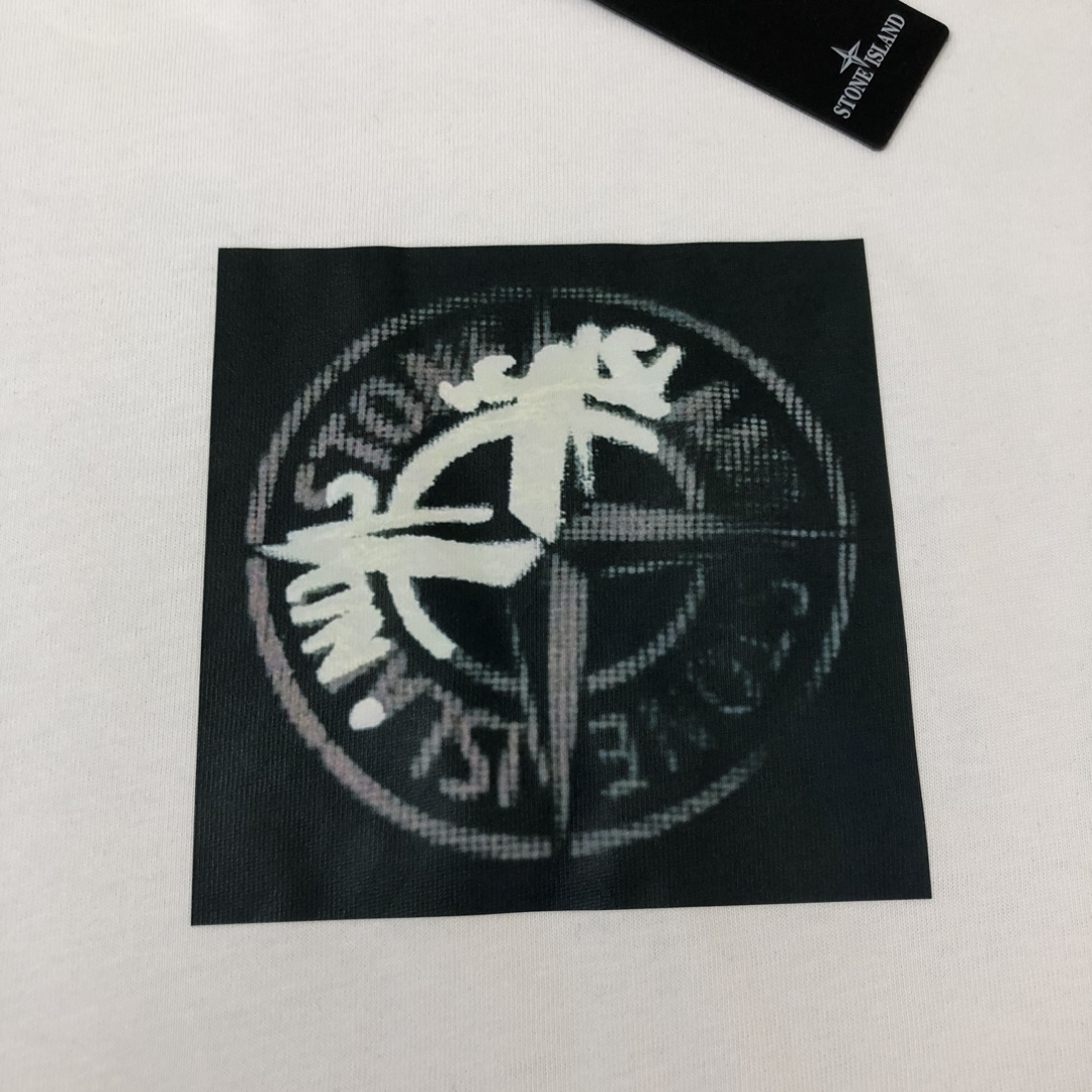 Stone Island Custom Cotton T-Shirts: Unique Design, Comfortable Fit, Various Sizes & Colors - 图片 5