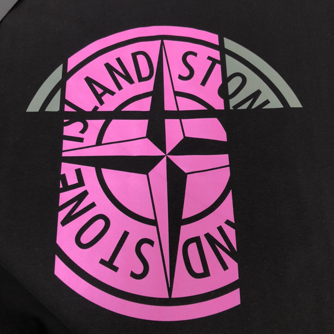 Stone Island Custom Cotton T-Shirts: Unique Design, Premium Quality, Various Sizes & Colors - 图片 4