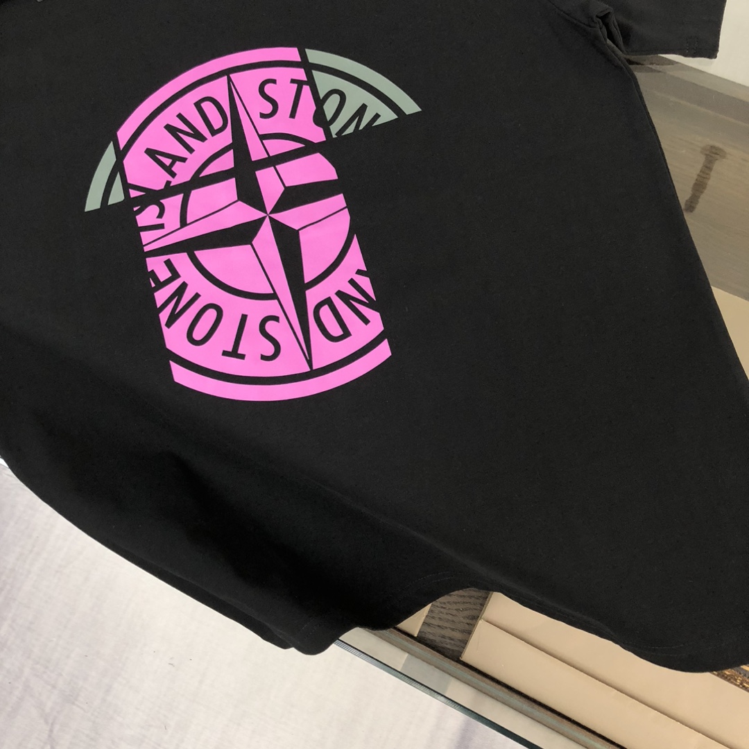Stone Island Custom Cotton T-Shirts: Unique Design, Premium Quality, Various Sizes & Colors - 图片 6