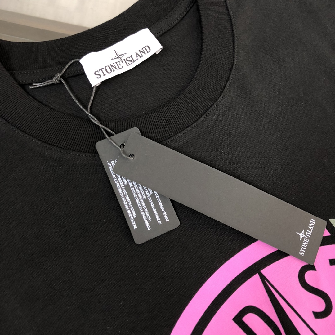 Stone Island Custom Cotton T-Shirts: Unique Design, Premium Quality, Various Sizes & Colors - 图片 3