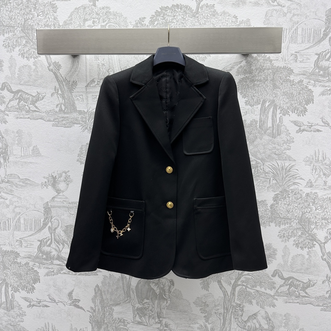 Louis Vuitton Shop
 Clothing Coats & Jackets Wool Chains