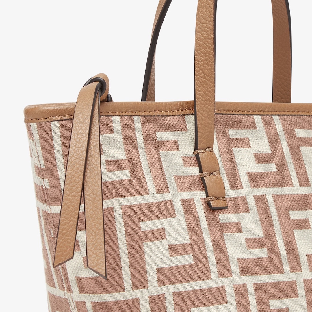 Fendi Small Sunshine Shopper Bag with All-Over FF Motif Embroidery 6 i1721191887 6701 4