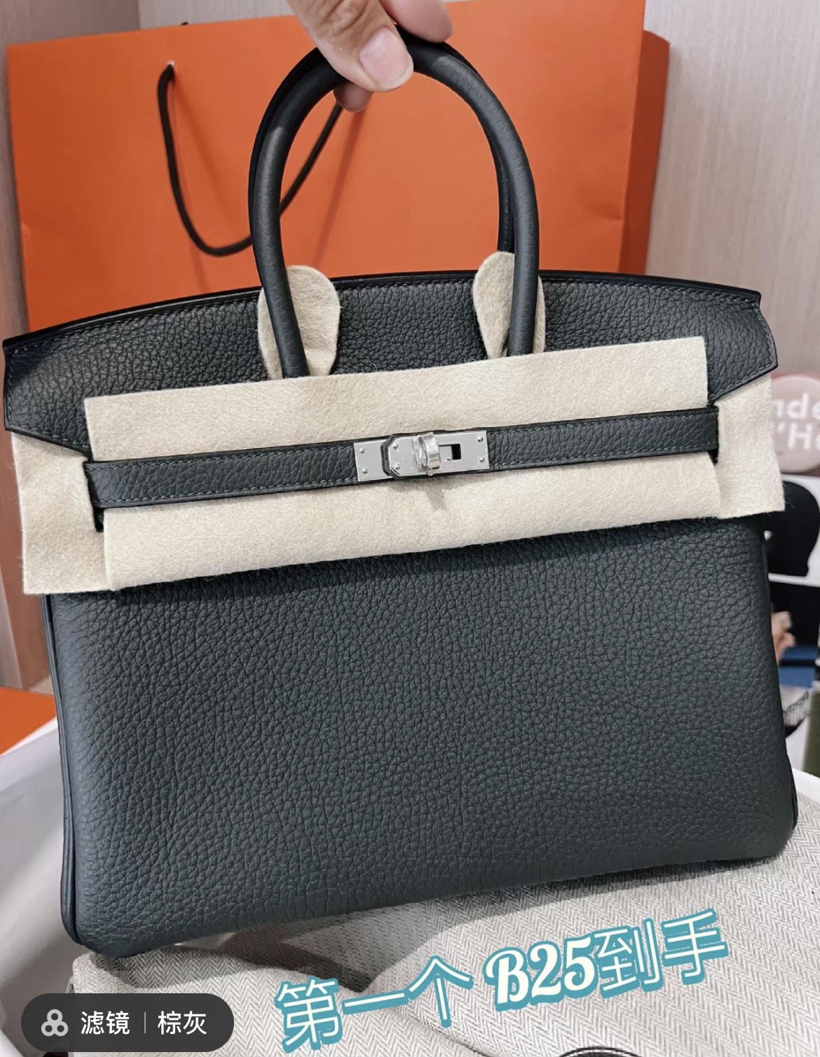 Hermes Birkin Bags Handbags sell Online
 Black Grey Silver Hardware