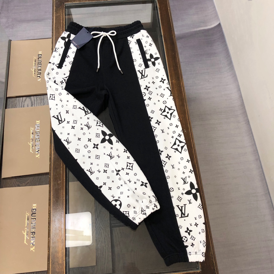 Louis Vuitton Ropa Pantalones Negro Colección de otoño Fashion Casual