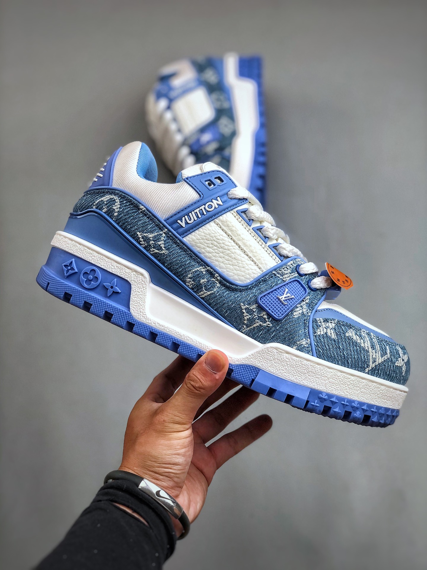 新货纯原级别 空胶工艺 高端零售专供Louis Vuitton 路易威登 LV Trainer 低帮休闲板鞋