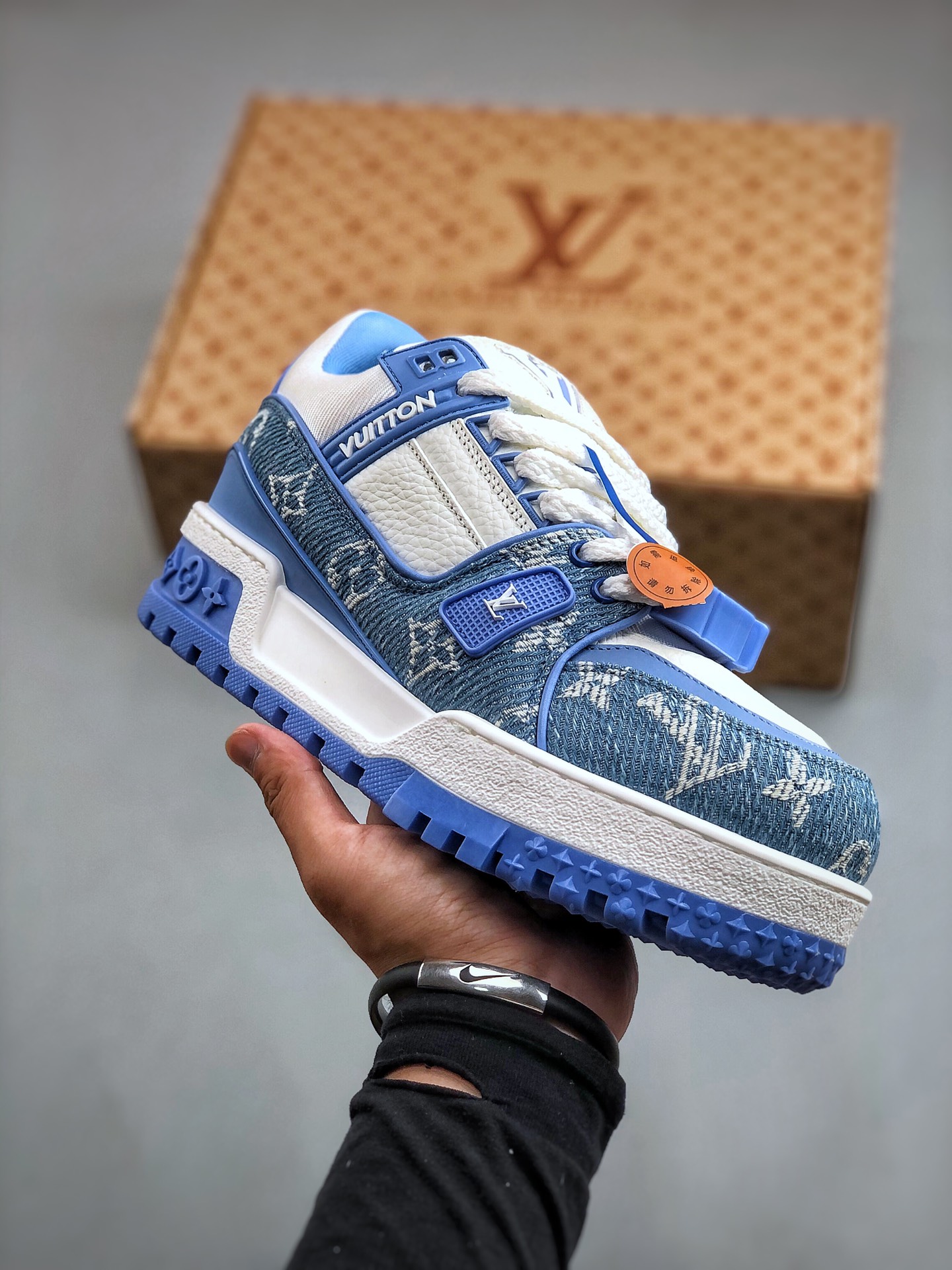 新货纯原级别 空胶工艺 高端零售专供Louis Vuitton 路易威登 LV Trainer 低帮休闲板鞋