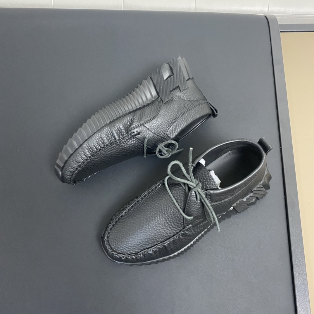 Hermès Haute Couture Classic Luxury Leather Shoe Loafer Shoes 4