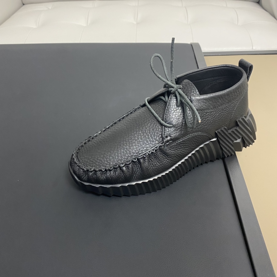 Hermès Haute Couture Classic Luxury Leather Shoe Loafer Shoes 5