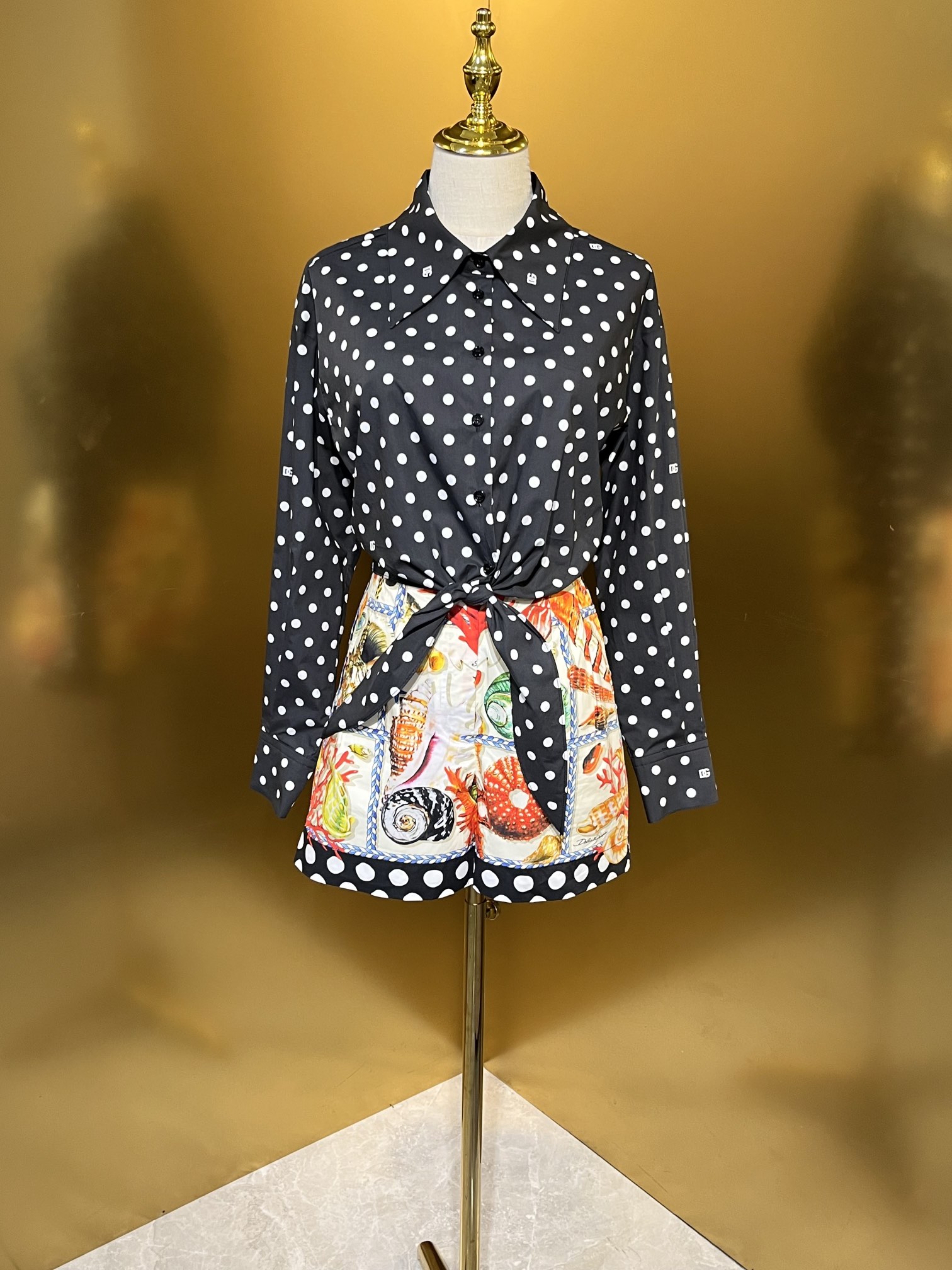 P504 original smlxlxxl Fashion shorts with a new packaged DG t-shirt - 图片 4