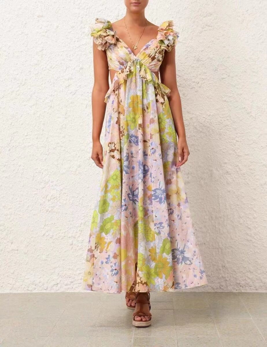 Zimmermann Ropa Vestidos Impresión