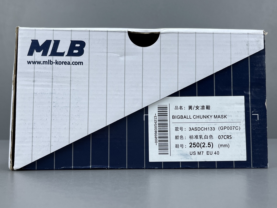 C版MLBMLBSandalChunkyMask运动凉鞋货号3ASDCH133GC码数36-45