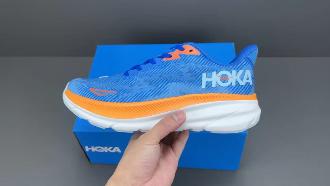 C版HOKAHOKAONEONEClifton9运动舒适减震防滑耐磨低帮休闲跑步鞋尺码36-45货号/C