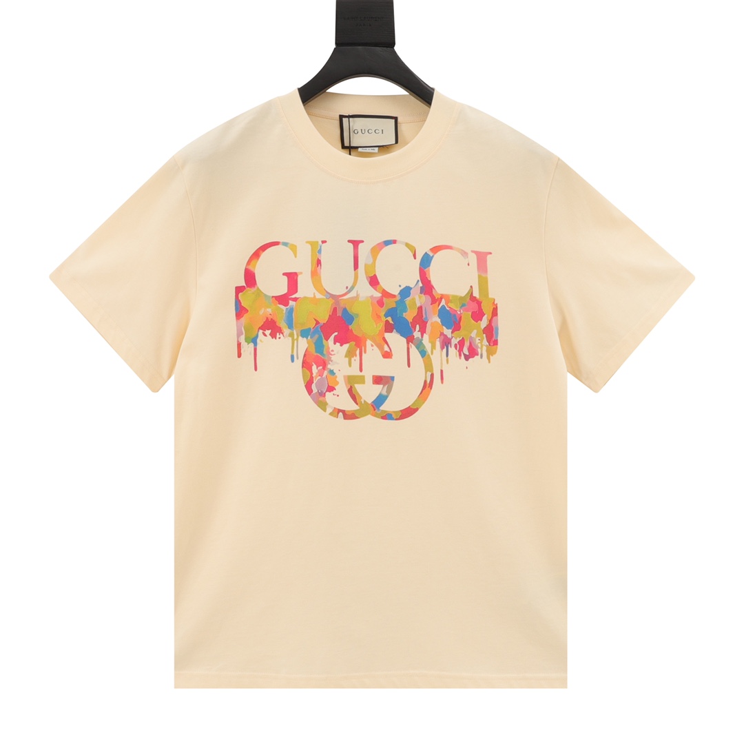 Gucci Odzież T-Shirt Unisex Bawełna Krótki rękaw