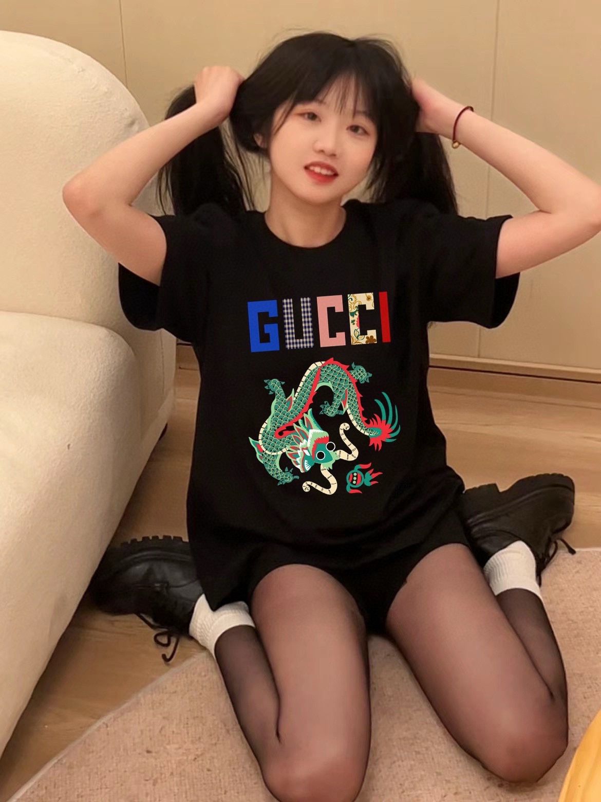 Gucci Odzież T-Shirt Krótki rękaw