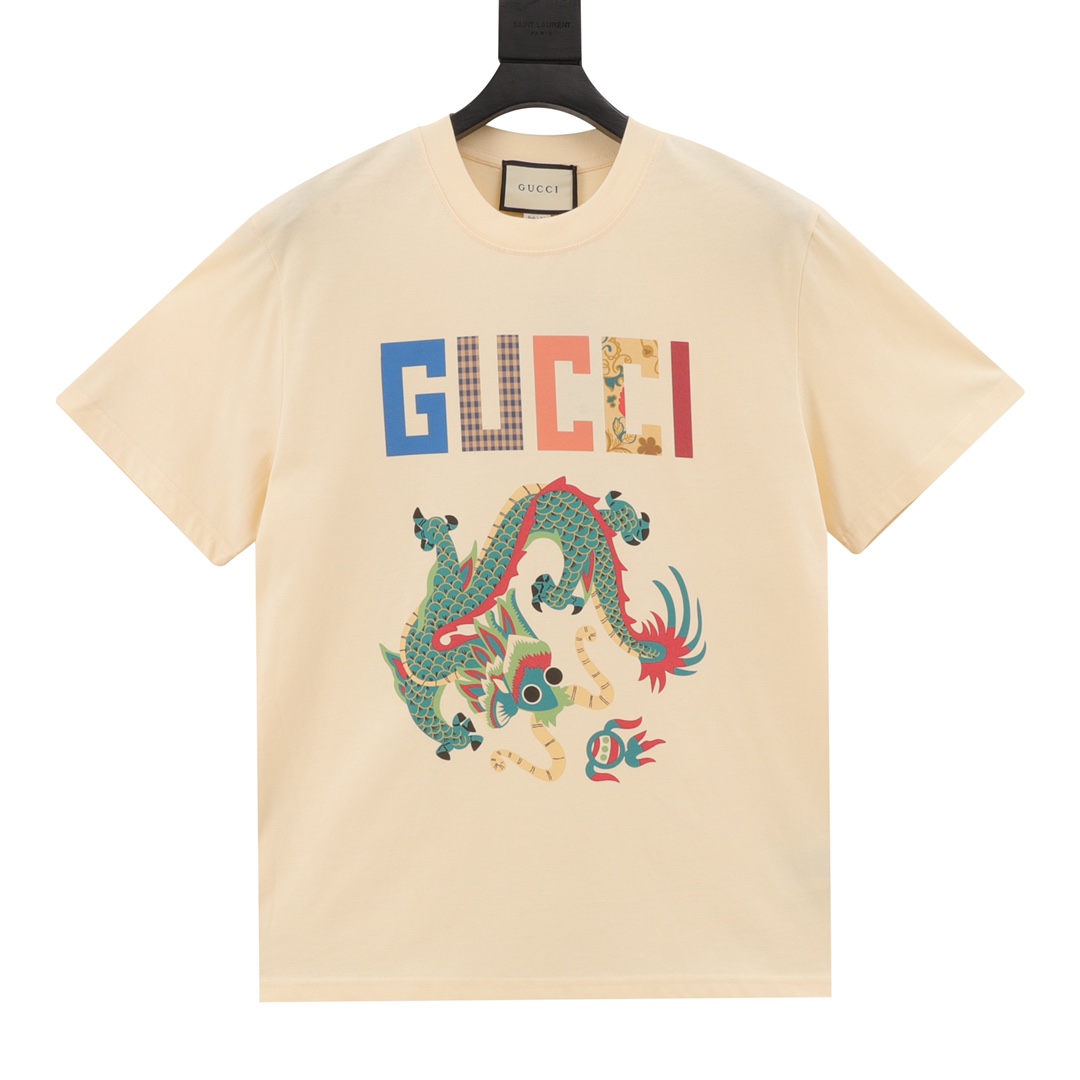 Gucci Odzież T-Shirt Unisex Bawełna Krótki rękaw